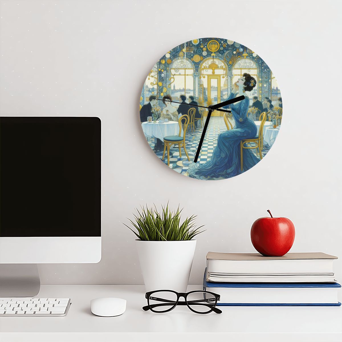 MDF Wall Clock (Made in USA) - Gregg Acini Adoree Designs - Wall Clock