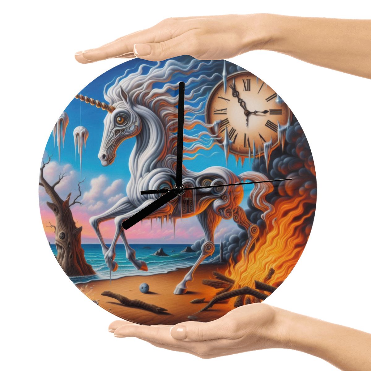 MDF Wall Clock (Made in USA) - Gregg Acini Adoree Designs - Wall Clock