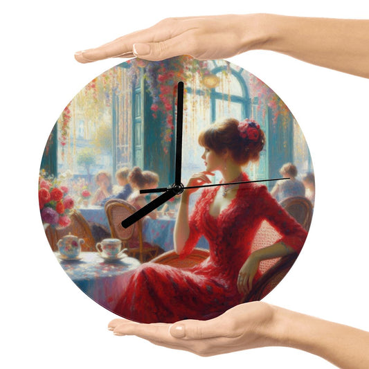 MDF Wall Clock (Made in USA) - Gregg Acini Adoree Designs - Wall Clock