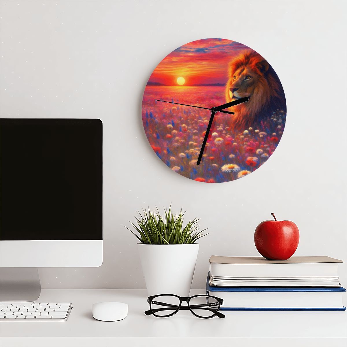 MDF Wall Clock (Made in USA) - Gregg Acini Adoree Designs - Wall Clock