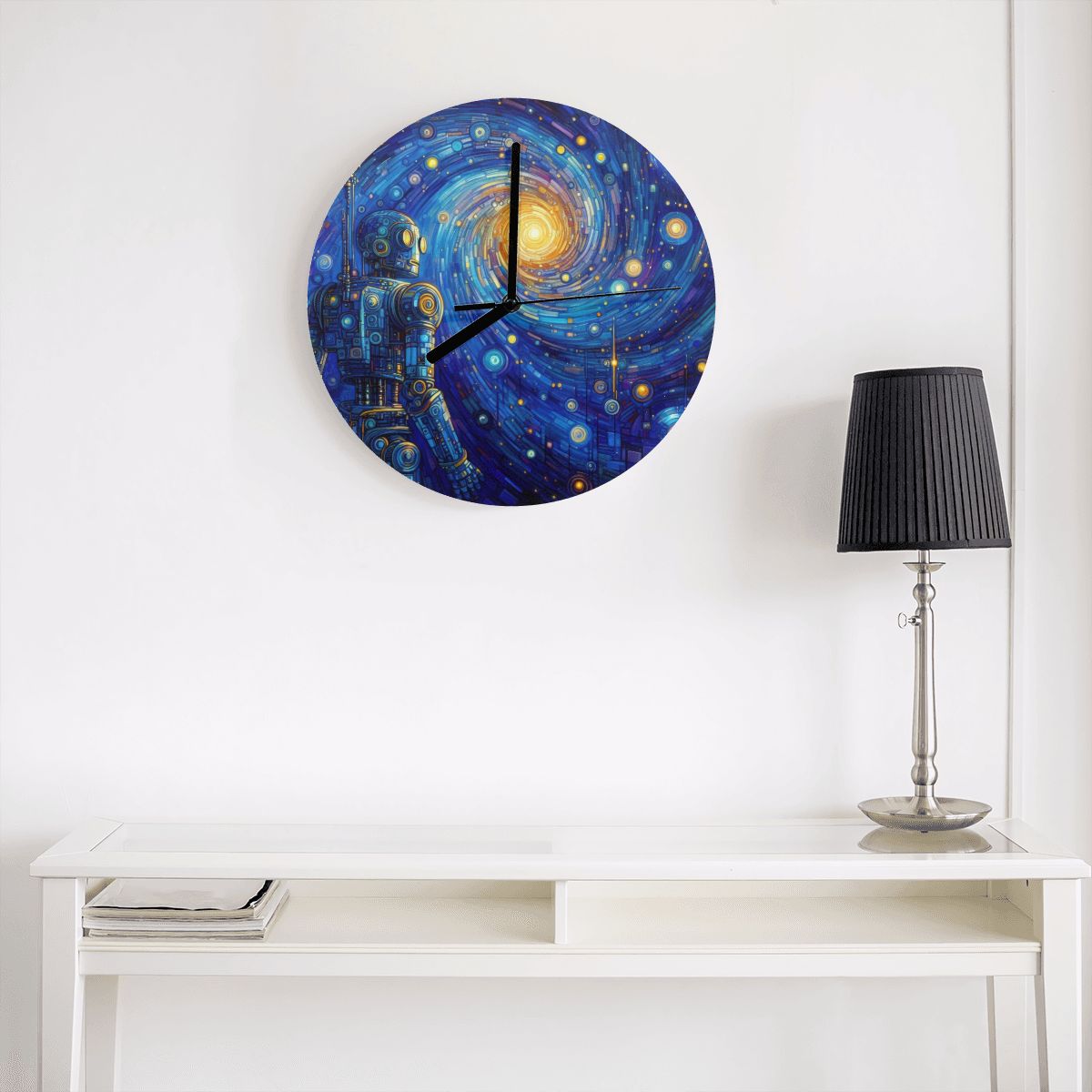 MDF Wall Clock (Made in USA) - Gregg Acini Adoree Designs - Wall Clock
