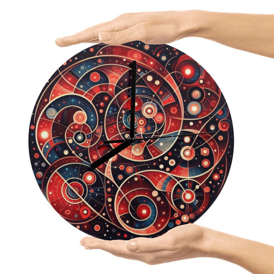 MDF Wall Clock (Made in USA) - Gregg Acini Adoree Designs - Wall Clock