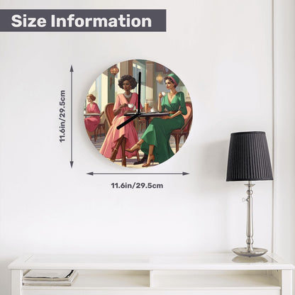 MDF Wall Clock (Made in USA) - Gregg Acini Adoree Designs - Wall Clock