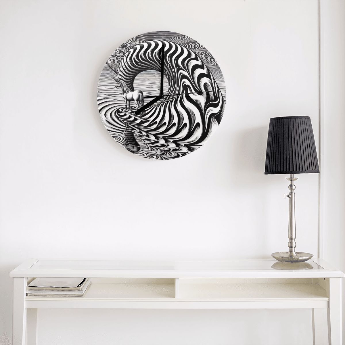 MDF Wall Clock (Made in USA) - Gregg Acini Adoree Designs - Wall Clock