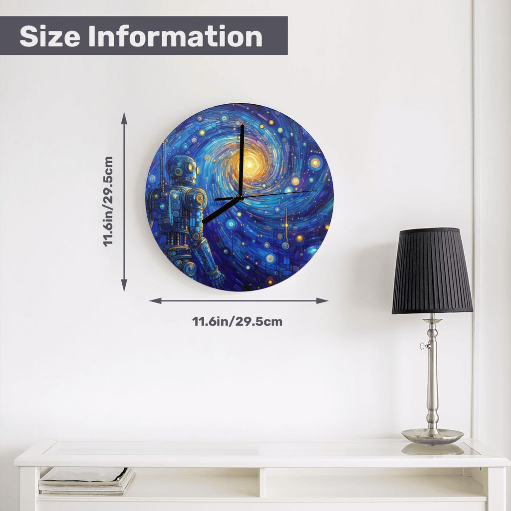 MDF Wall Clock (Made in USA) - Gregg Acini Adoree Designs - Wall Clock