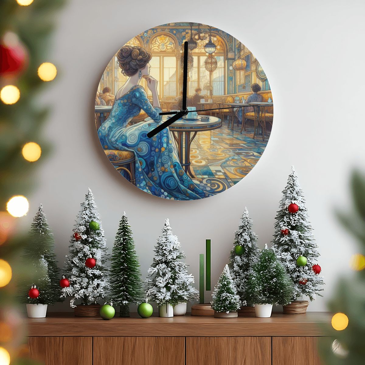 MDF Wall Clock (Made in USA) - Gregg Acini Adoree Designs - Wall Clock