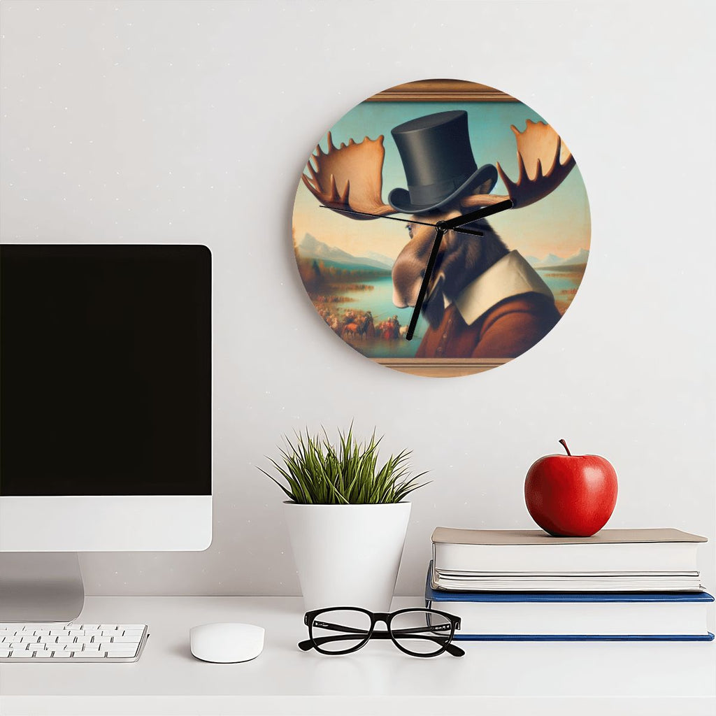 MDF Wall Clock (Made in USA) - Gregg Acini Adoree Designs - Wall Clock