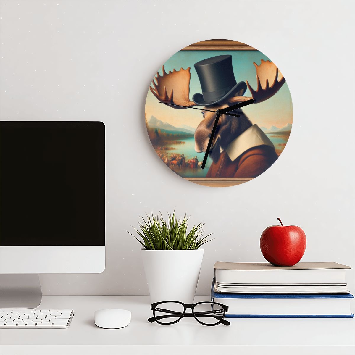 MDF Wall Clock (Made in USA) - Gregg Acini Adoree Designs - Wall Clock