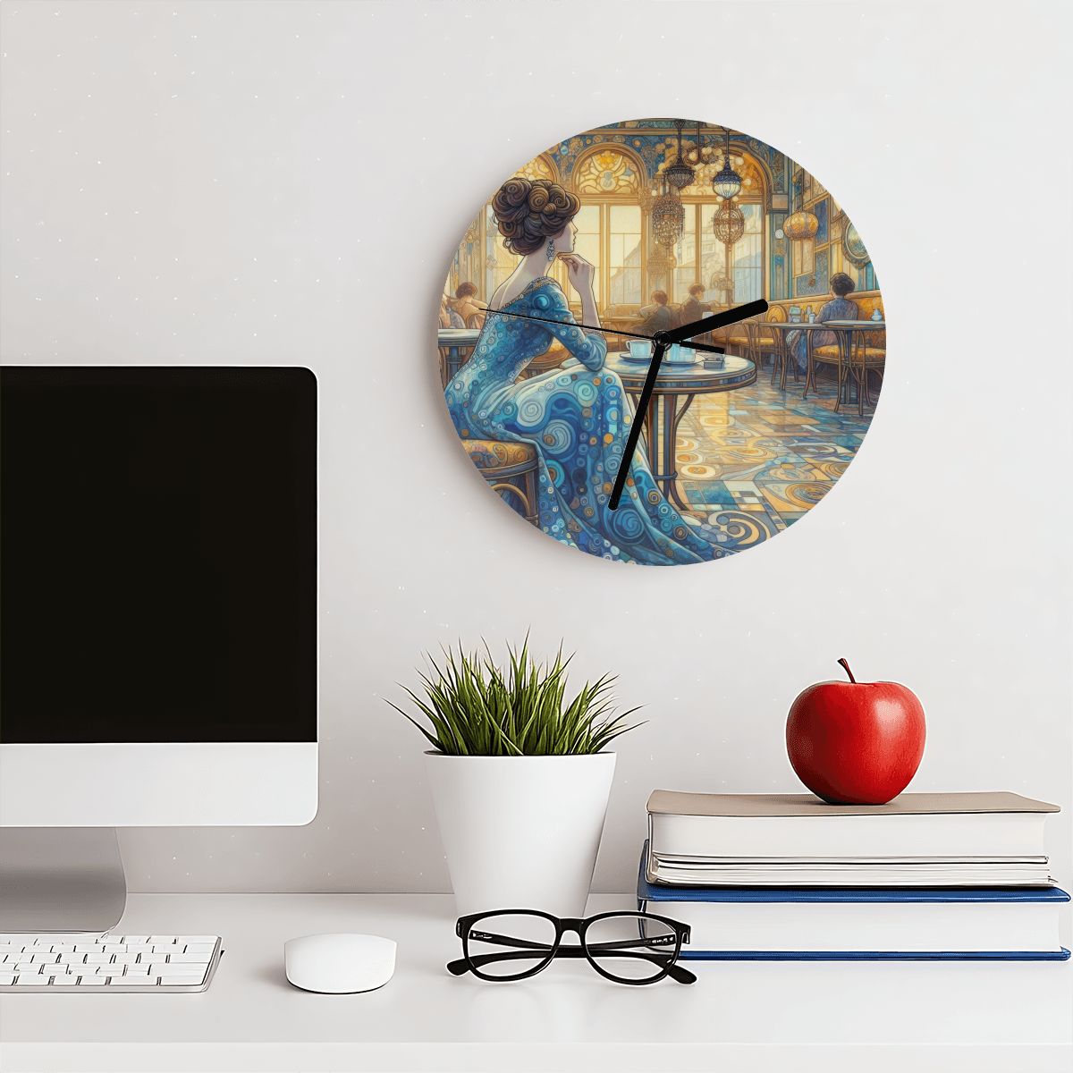 MDF Wall Clock (Made in USA) - Gregg Acini Adoree Designs - Wall Clock