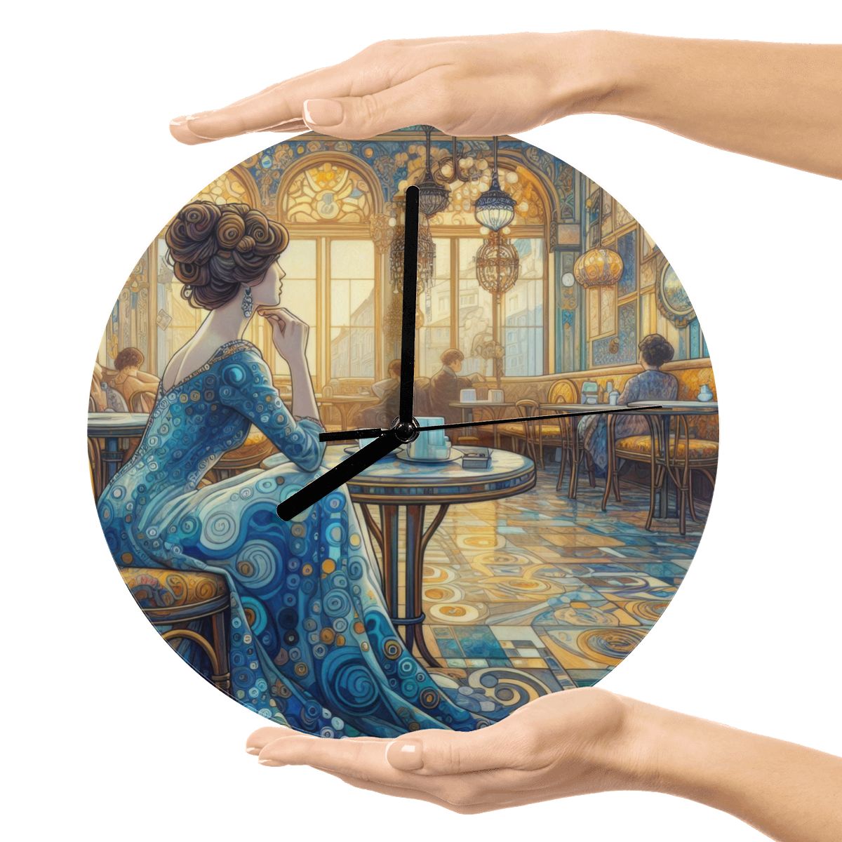 MDF Wall Clock (Made in USA) - Gregg Acini Adoree Designs - Wall Clock