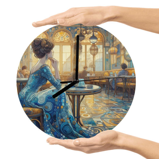 MDF Wall Clock (Made in USA) - Gregg Acini Adoree Designs - Wall Clock