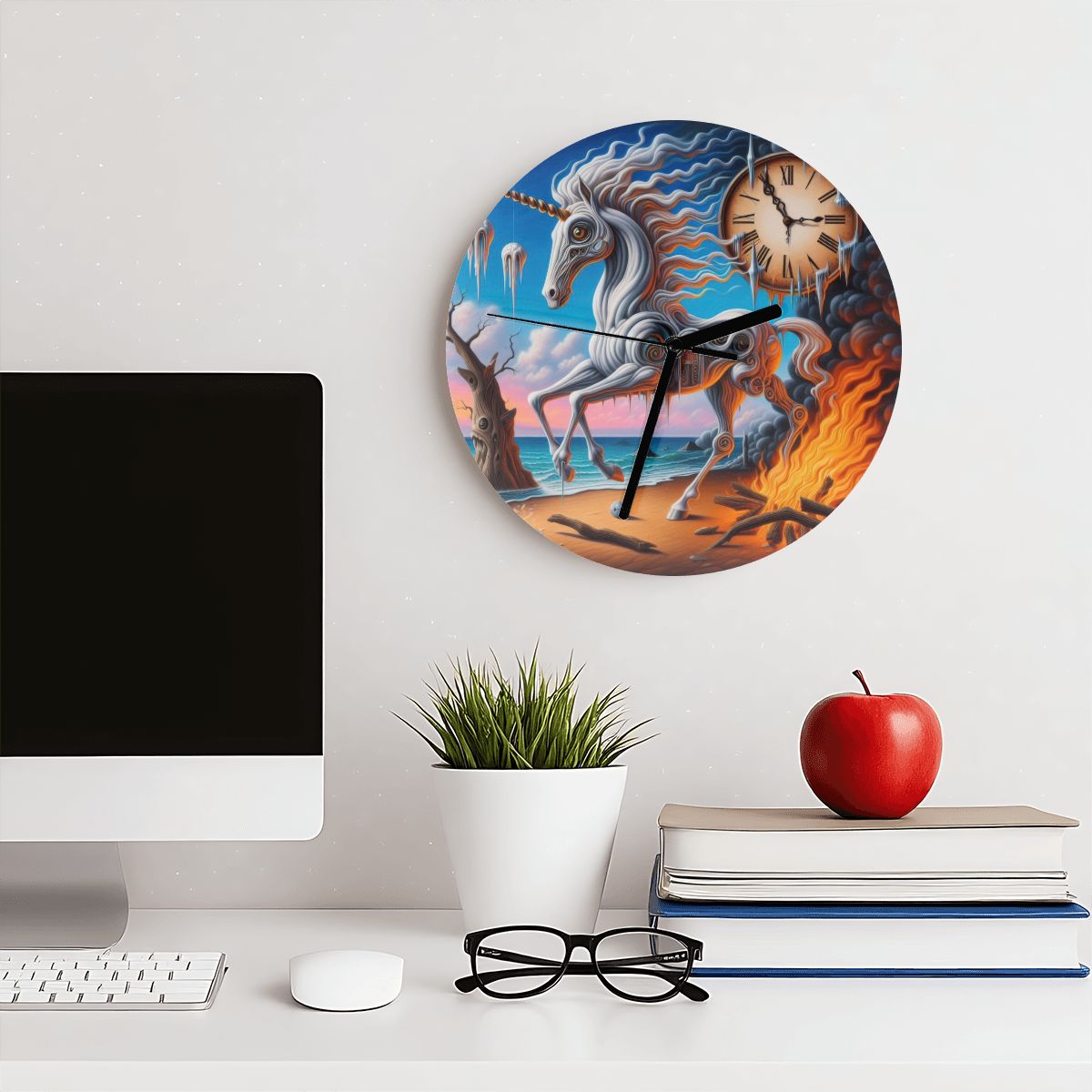 MDF Wall Clock (Made in USA) - Gregg Acini Adoree Designs - Wall Clock