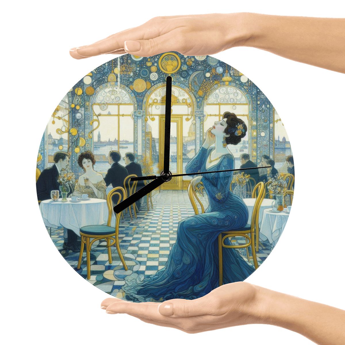 MDF Wall Clock (Made in USA) - Gregg Acini Adoree Designs - Wall Clock