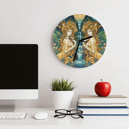 MDF Wall Clock (Made in USA) - Gregg Acini Adoree Designs - Wall Clock