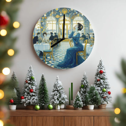 MDF Wall Clock (Made in USA) - Gregg Acini Adoree Designs - Wall Clock