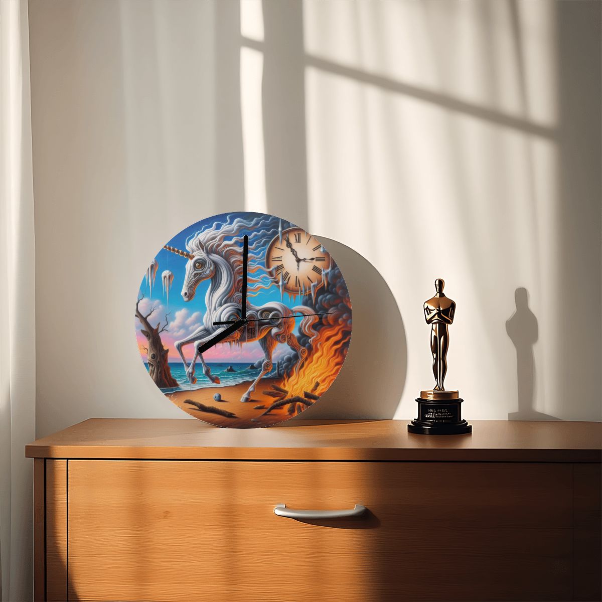 MDF Wall Clock (Made in USA) - Gregg Acini Adoree Designs - Wall Clock