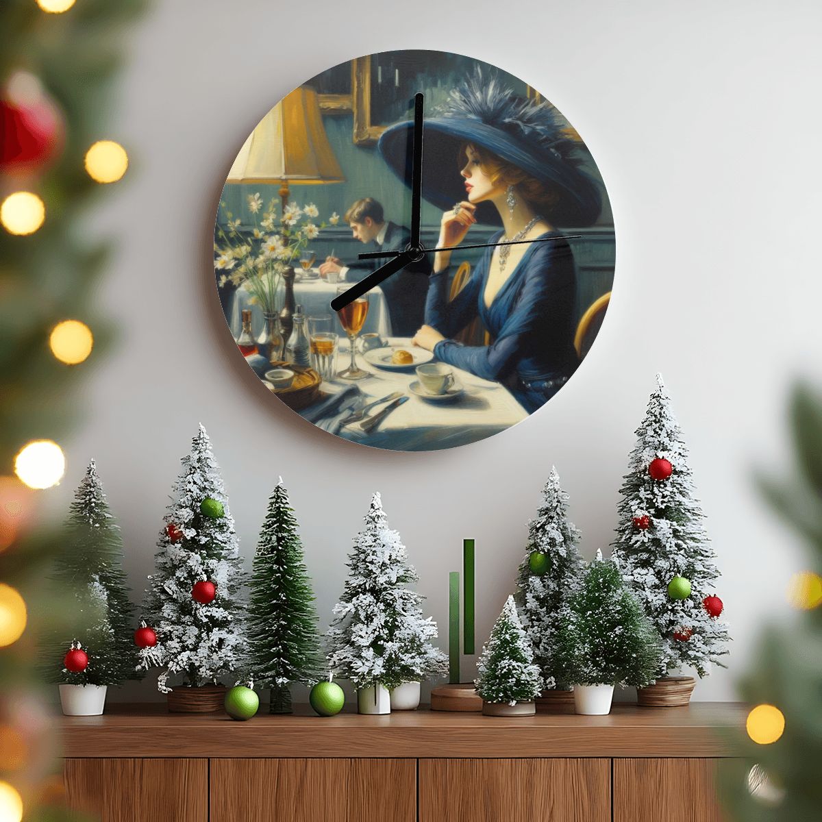 MDF Wall Clock (Made in USA) - Gregg Acini Adoree Designs - Wall Clock