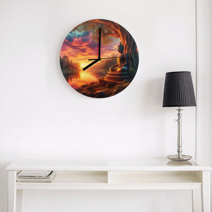 MDF Wall Clock (Made in USA) - Gregg Acini Adoree Designs - Wall Clock