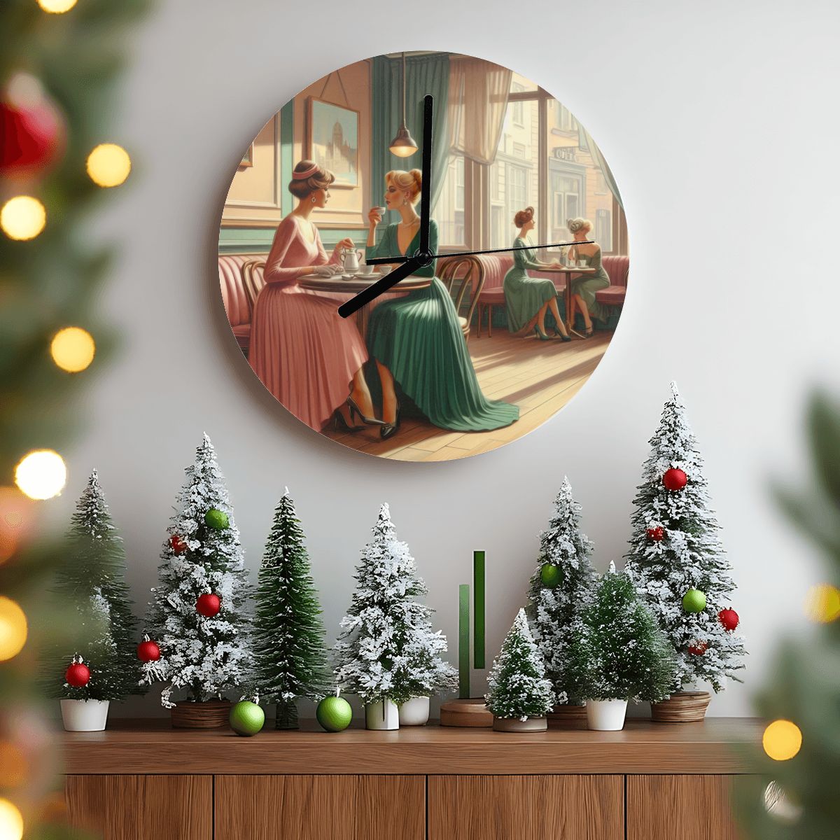 MDF Wall Clock (Made in USA) - Gregg Acini Adoree Designs - Wall Clock