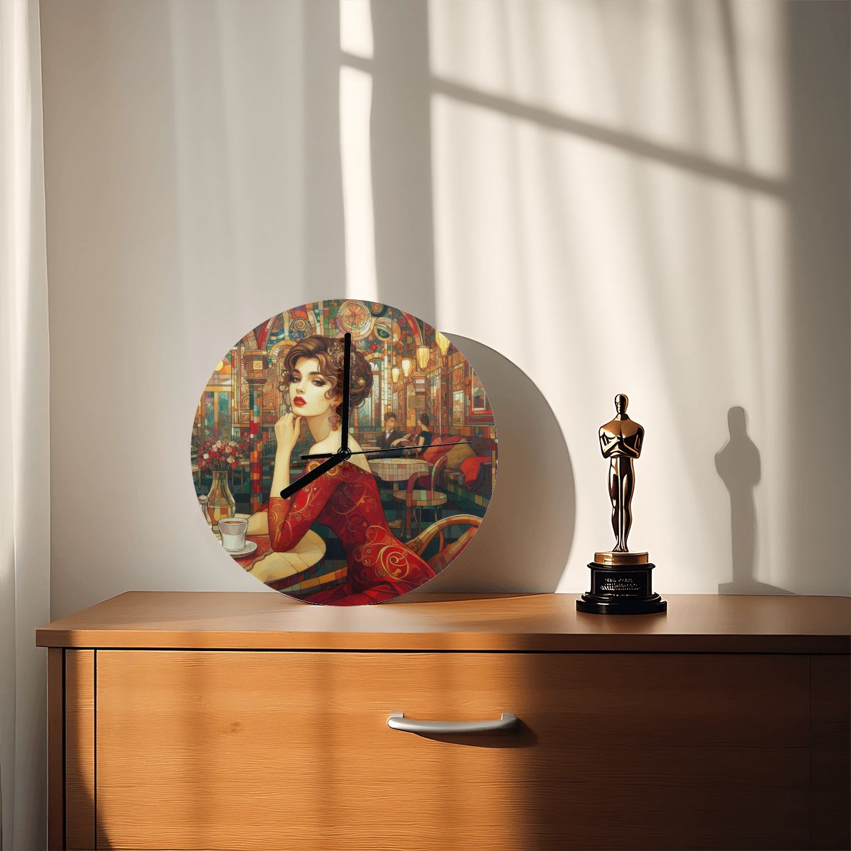 MDF Wall Clock (Made in USA) - Gregg Acini Adoree Designs - Wall Clock