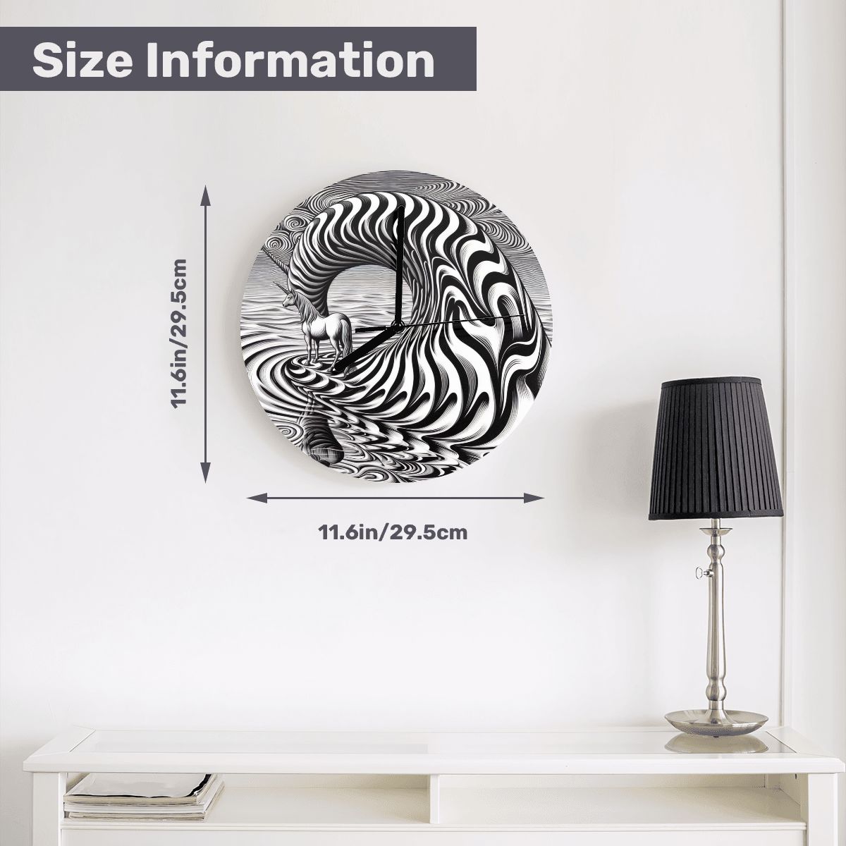 MDF Wall Clock (Made in USA) - Gregg Acini Adoree Designs - Wall Clock