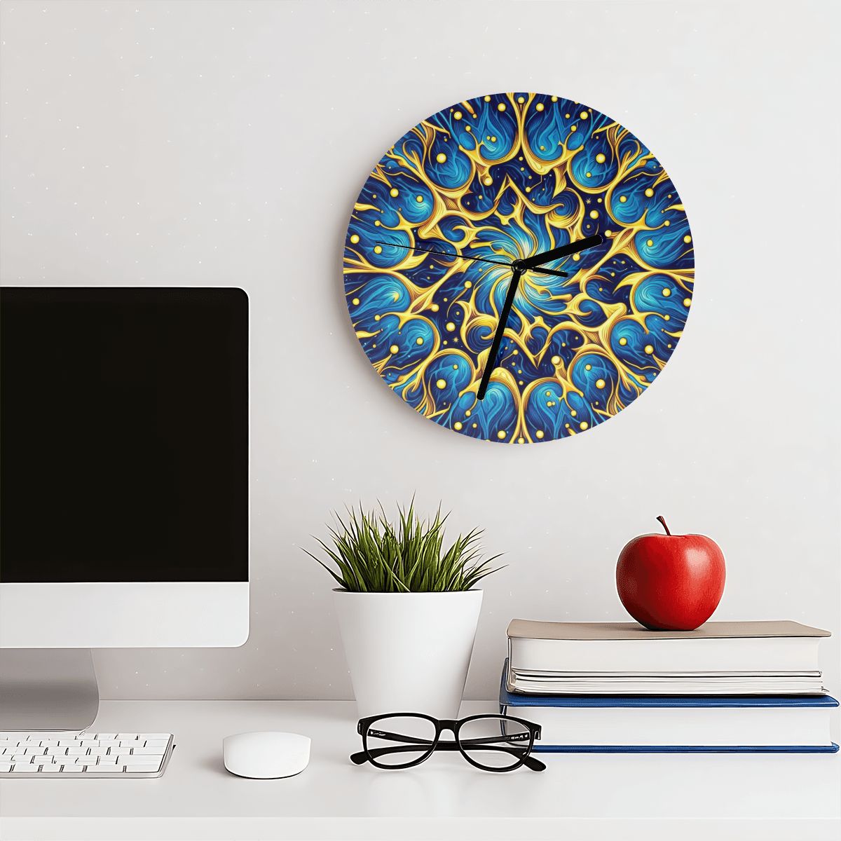 MDF Wall Clock (Made in USA) - Gregg Acini Adoree Designs - Wall Clock