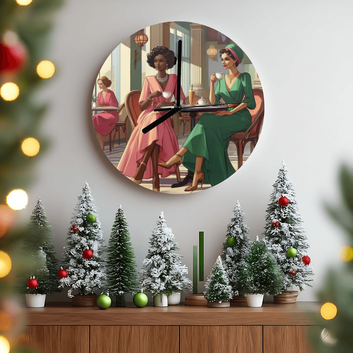 MDF Wall Clock (Made in USA) - Gregg Acini Adoree Designs - Wall Clock