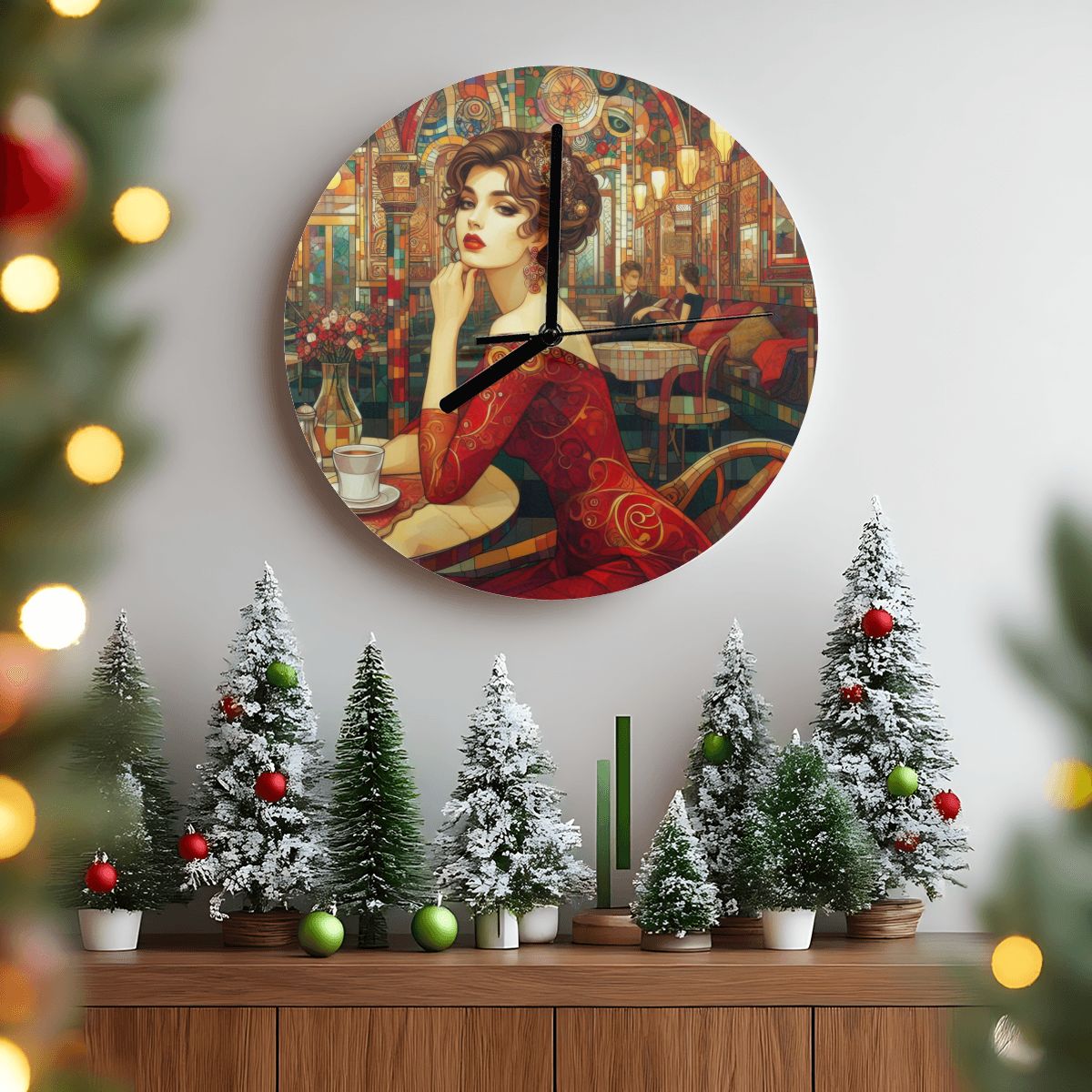 MDF Wall Clock (Made in USA) - Gregg Acini Adoree Designs - Wall Clock