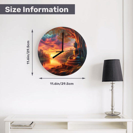 MDF Wall Clock (Made in USA) - Gregg Acini Adoree Designs - Wall Clock