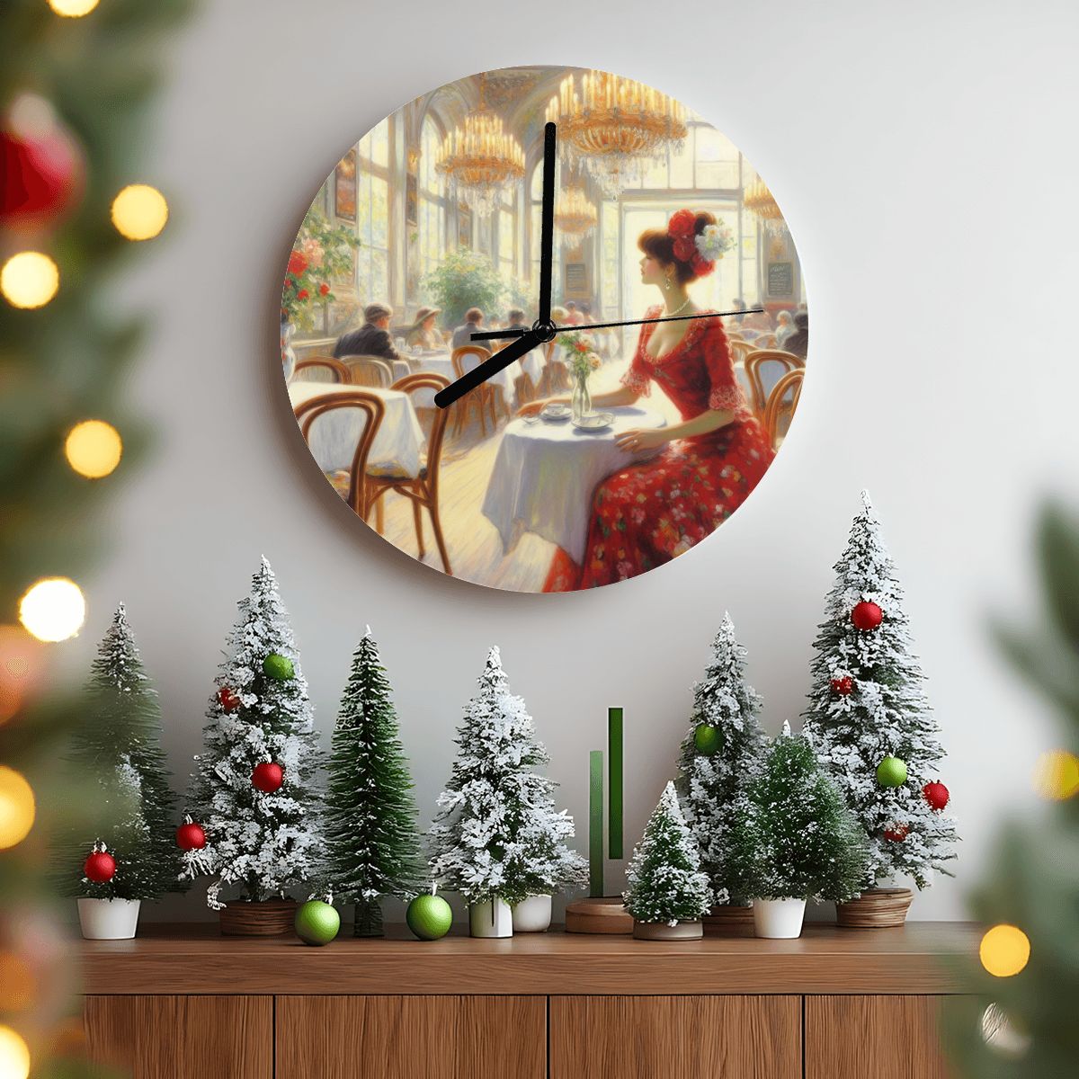 MDF Wall Clock (Made in USA) - Gregg Acini Adoree Designs - Wall Clock