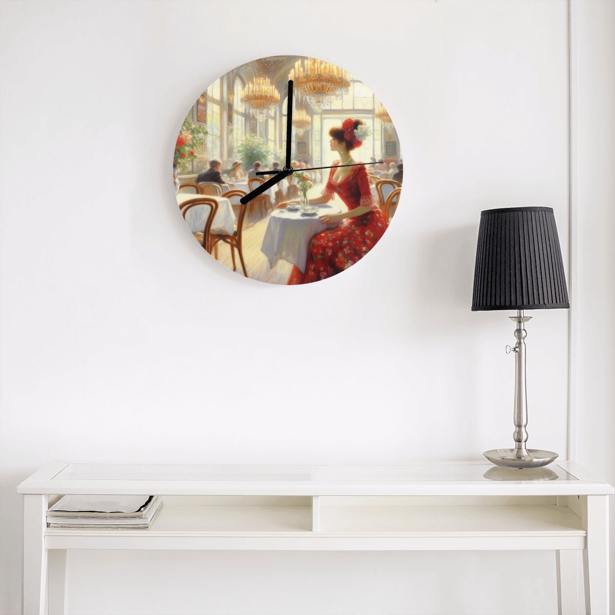 MDF Wall Clock (Made in USA) - Gregg Acini Adoree Designs - Wall Clock