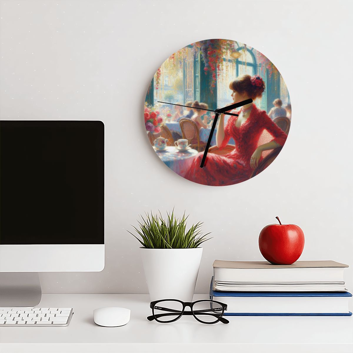 MDF Wall Clock (Made in USA) - Gregg Acini Adoree Designs - Wall Clock