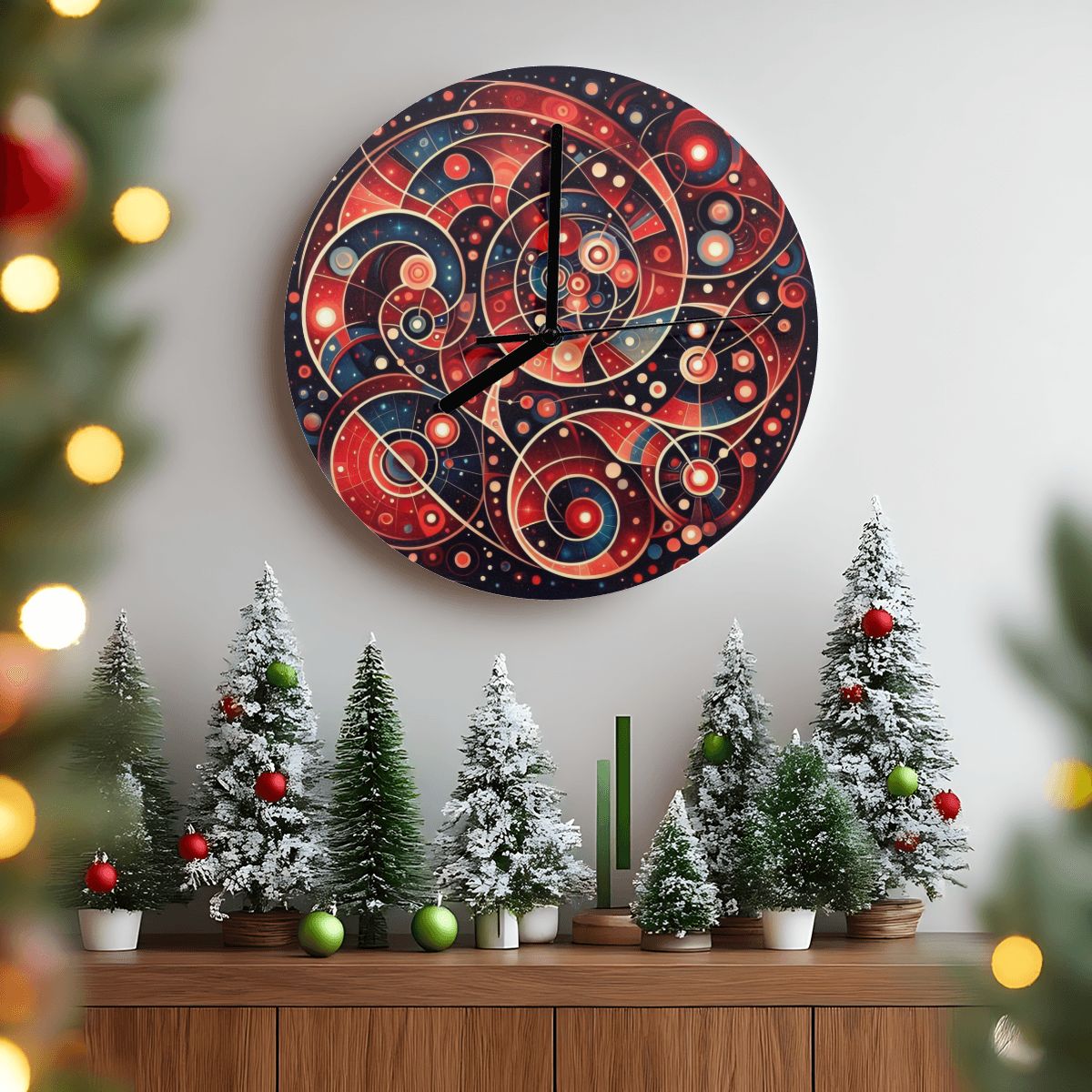 MDF Wall Clock (Made in USA) - Gregg Acini Adoree Designs - Wall Clock