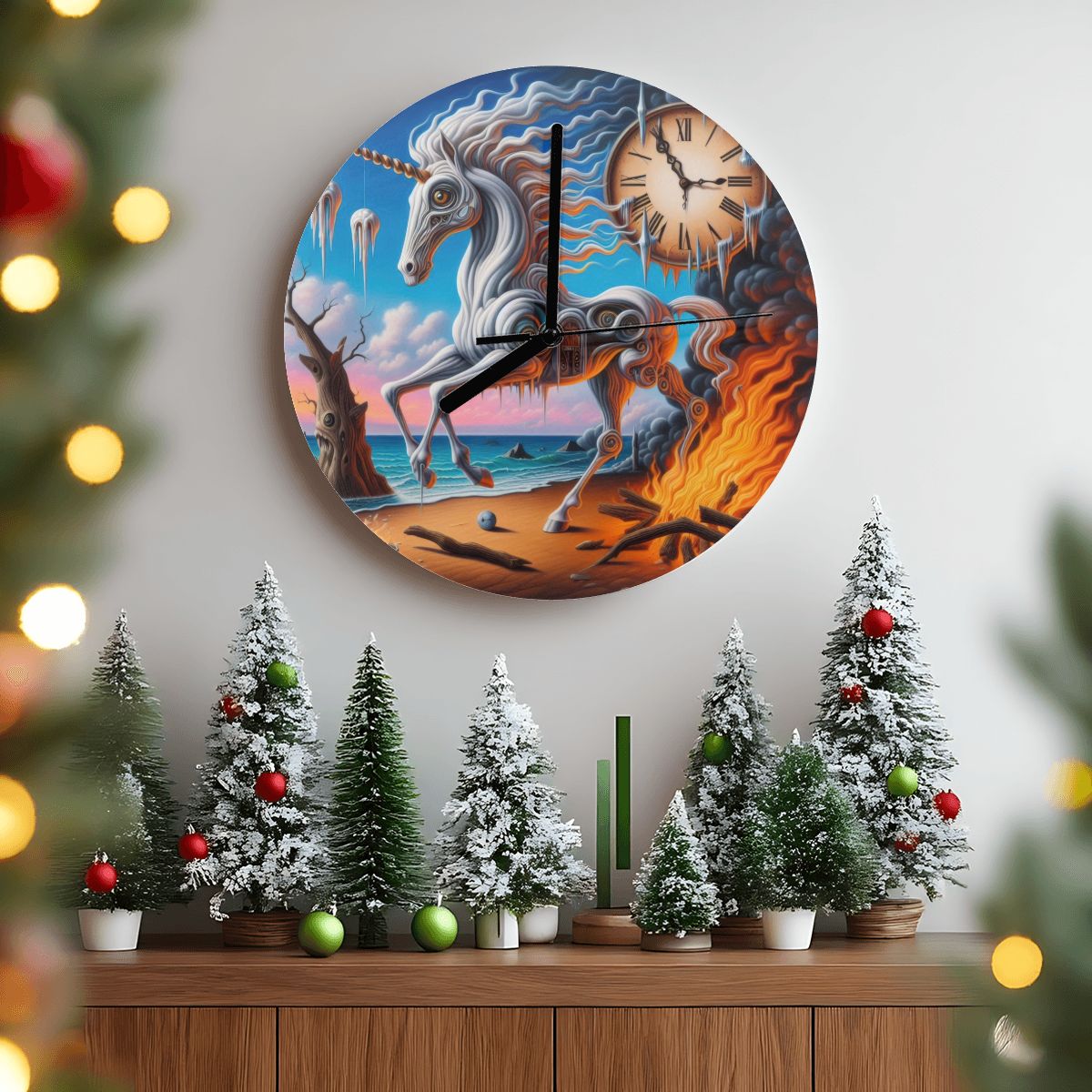 MDF Wall Clock (Made in USA) - Gregg Acini Adoree Designs - Wall Clock