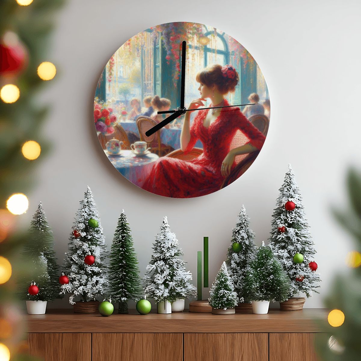 MDF Wall Clock (Made in USA) - Gregg Acini Adoree Designs - Wall Clock