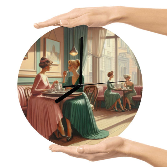 MDF Wall Clock (Made in USA) - Gregg Acini Adoree Designs - Wall Clock