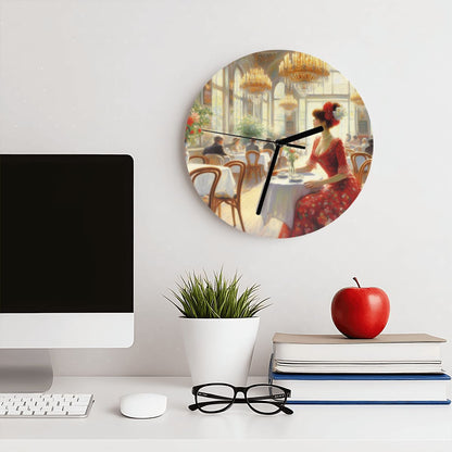 MDF Wall Clock (Made in USA) - Gregg Acini Adoree Designs - Wall Clock