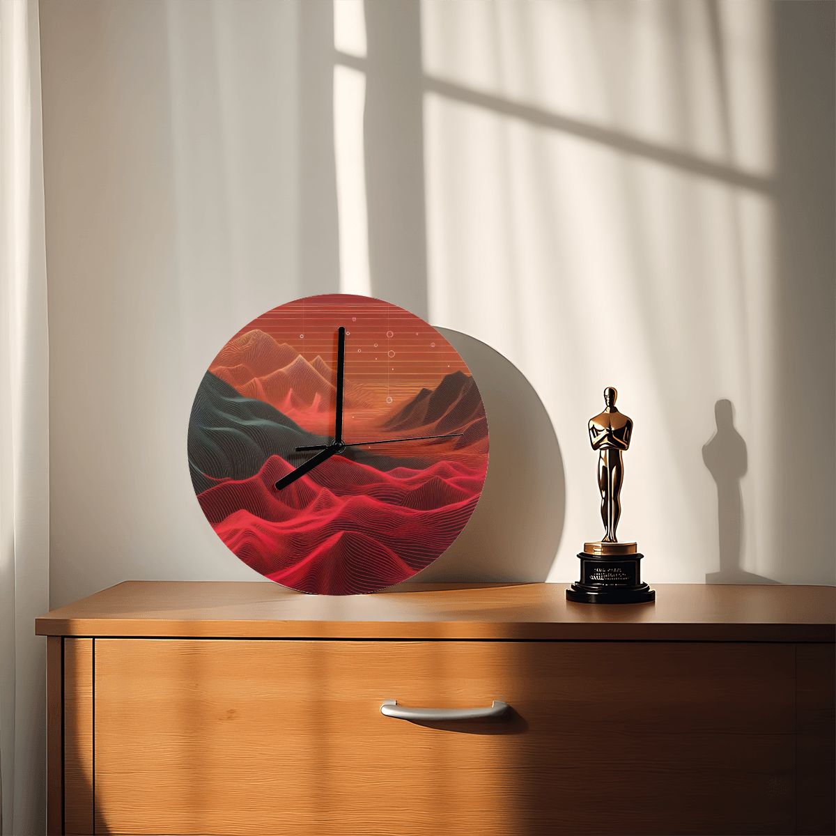 MDF Wall Clock (Made in USA) - Gregg Acini Adoree Designs - Wall Clock