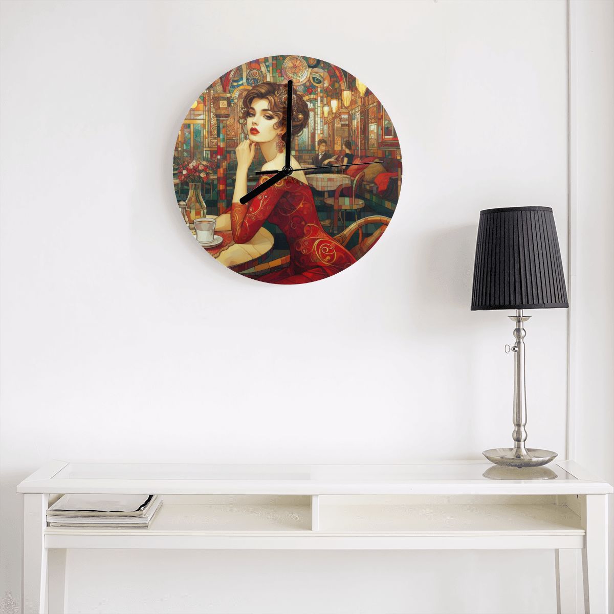 MDF Wall Clock (Made in USA) - Gregg Acini Adoree Designs - Wall Clock