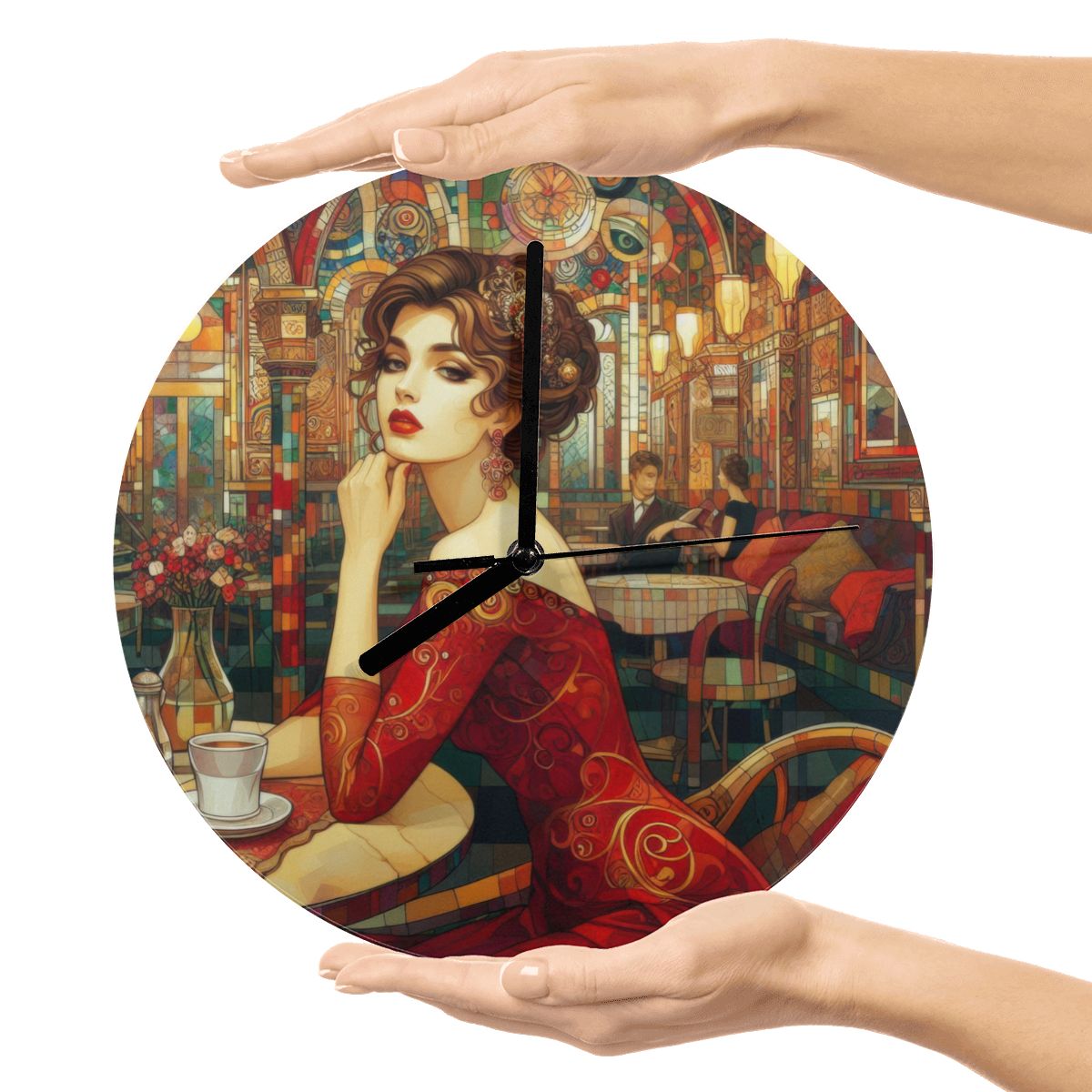 MDF Wall Clock (Made in USA) - Gregg Acini Adoree Designs - Wall Clock