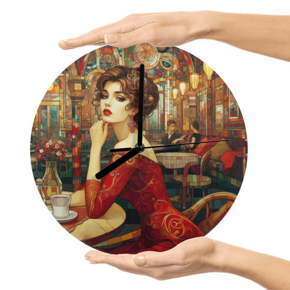 MDF Wall Clock (Made in USA) - Gregg Acini Adoree Designs - Wall Clock