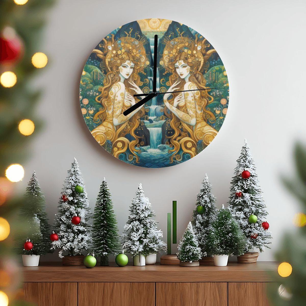 MDF Wall Clock (Made in USA) - Gregg Acini Adoree Designs - Wall Clock