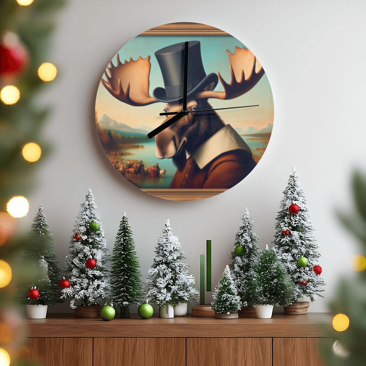 MDF Wall Clock (Made in USA) - Gregg Acini Adoree Designs - Wall Clock