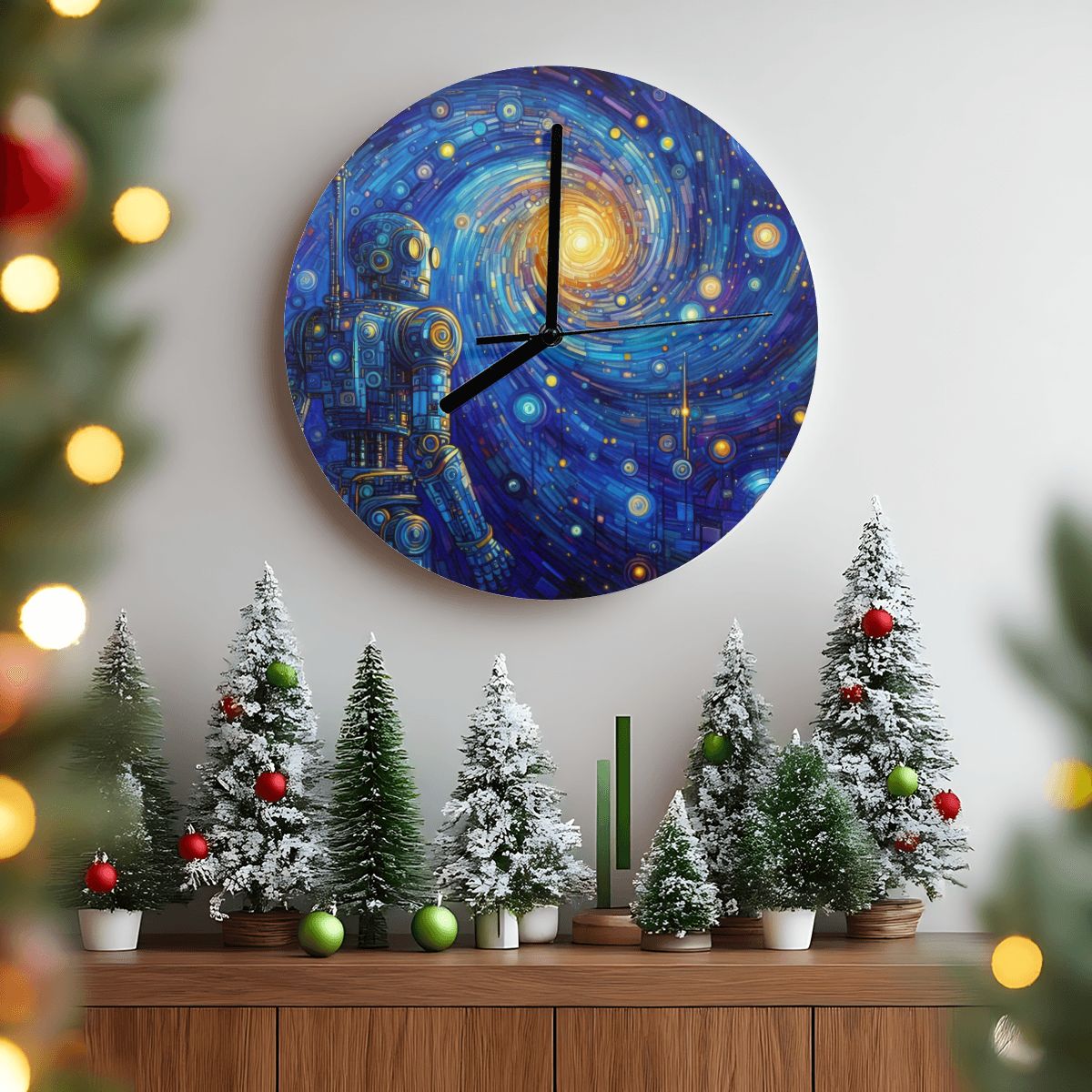 MDF Wall Clock (Made in USA) - Gregg Acini Adoree Designs - Wall Clock