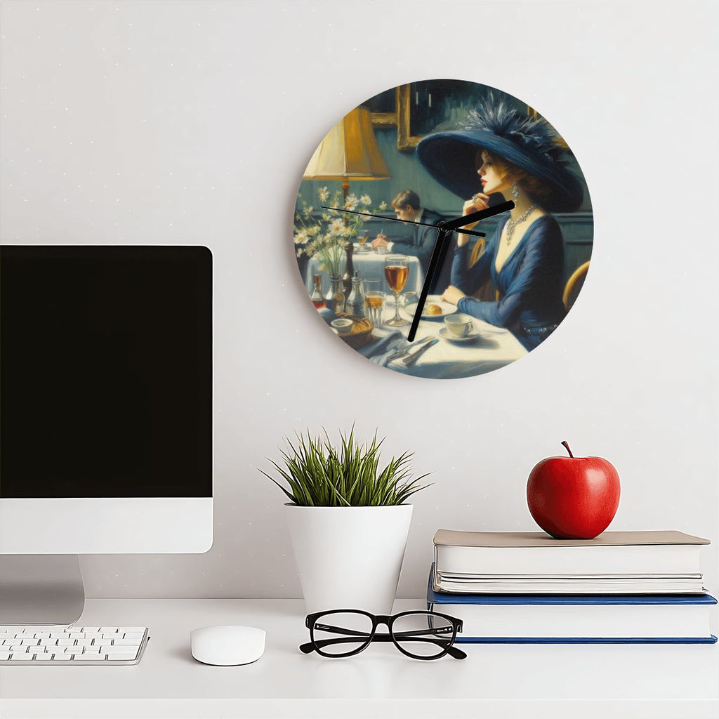 MDF Wall Clock (Made in USA) - Gregg Acini Adoree Designs - Wall Clock