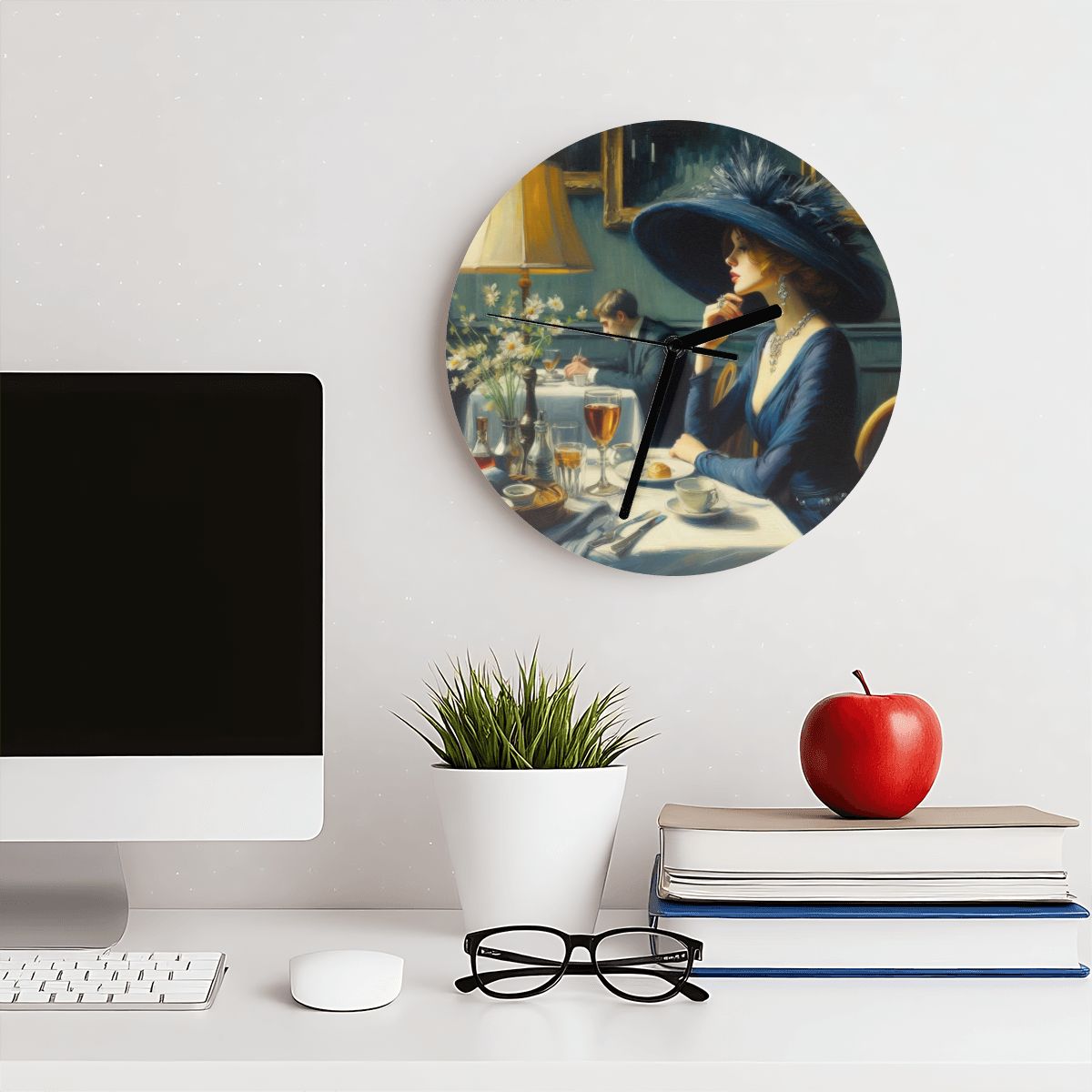 MDF Wall Clock (Made in USA) - Gregg Acini Adoree Designs - Wall Clock