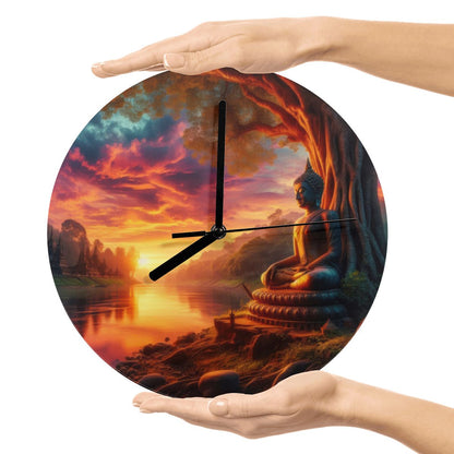 MDF Wall Clock (Made in USA) - Gregg Acini Adoree Designs - Wall Clock