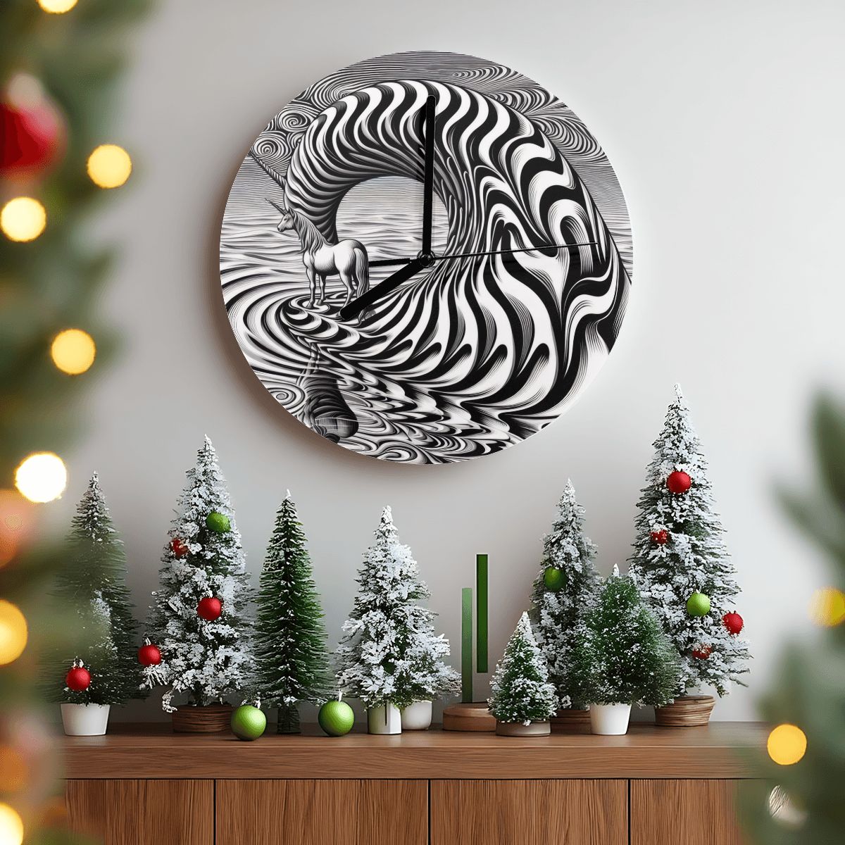 MDF Wall Clock (Made in USA) - Gregg Acini Adoree Designs - Wall Clock