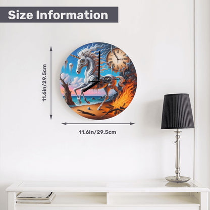 MDF Wall Clock (Made in USA) - Gregg Acini Adoree Designs - Wall Clock