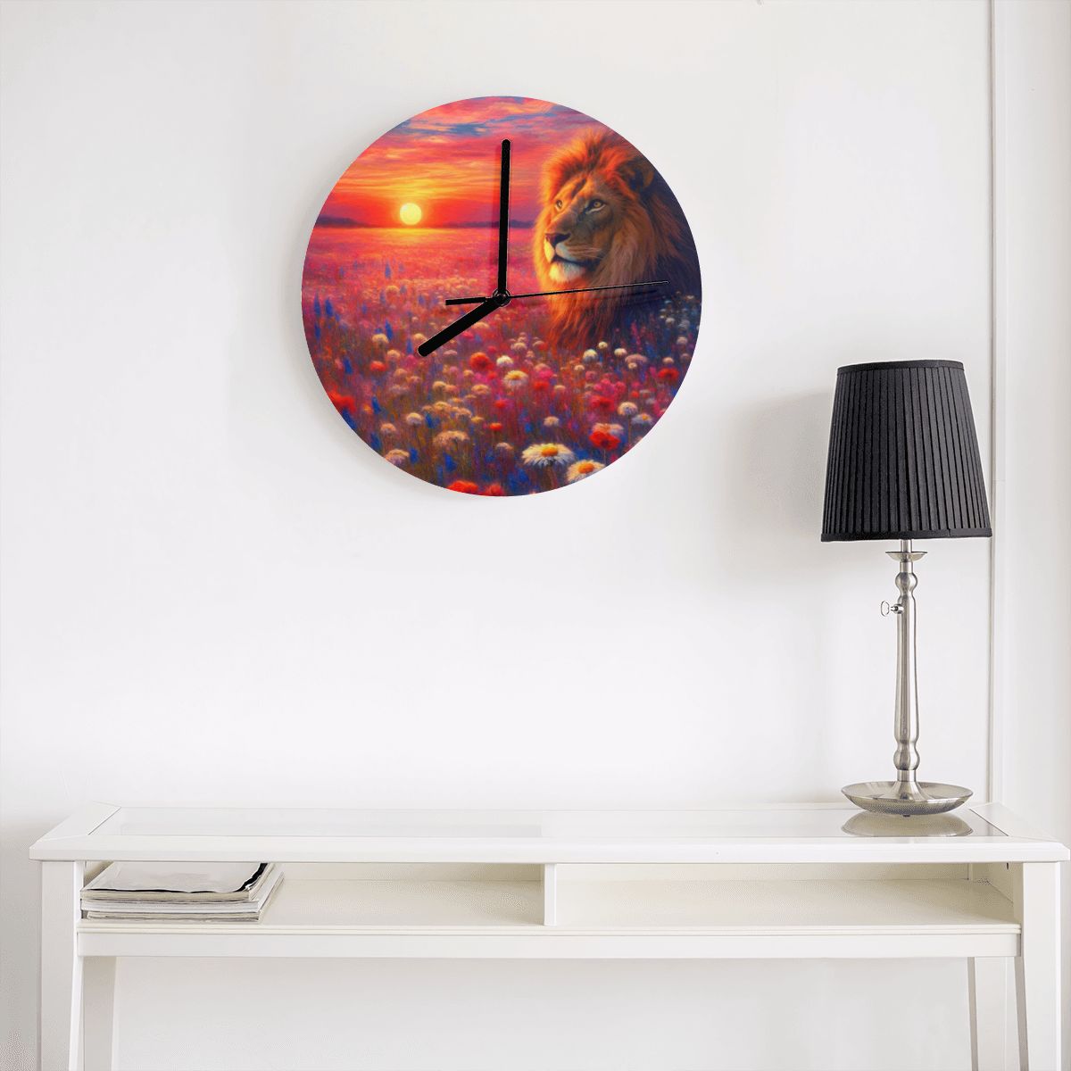 MDF Wall Clock (Made in USA) - Gregg Acini Adoree Designs - Wall Clock